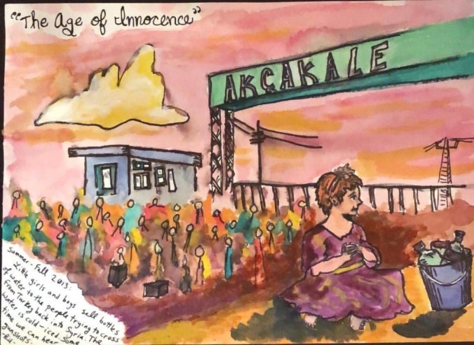 Rachel Unkovic border drawing