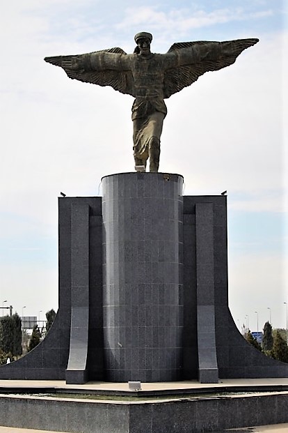 A. Tousley (2019) Flying Man Pic (I took this picture of the Flying Man Statue outside Baghdad International Airport)