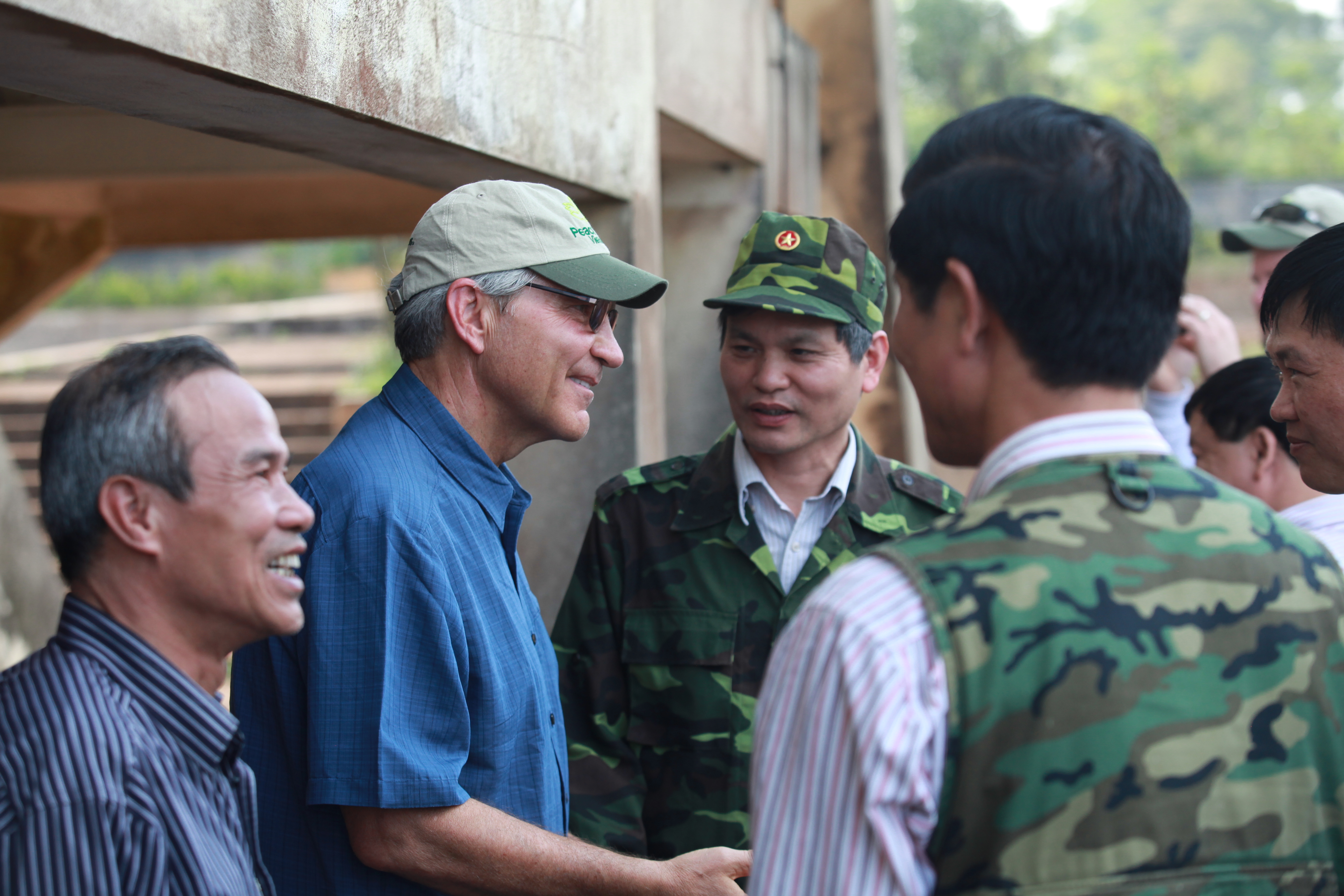 D. Hansen (2012) Vietnam Pic (Dave Hansen greets Veterans of the Vietnamese Army at Khe Sanh) (1)
